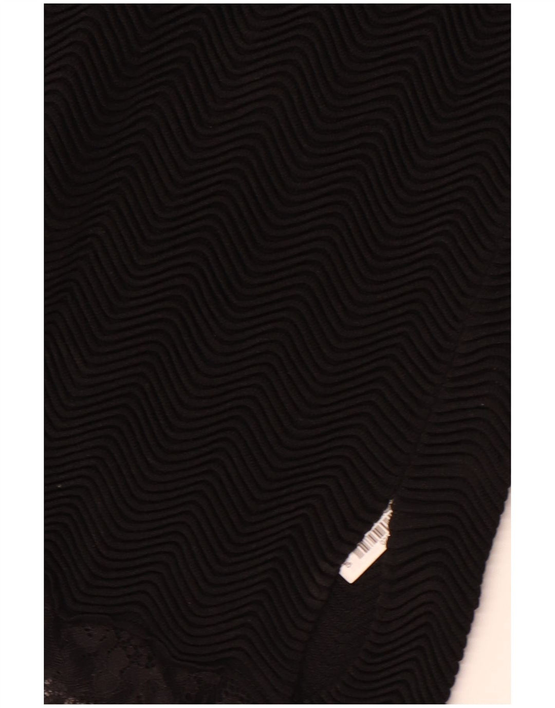 ZARA Vestido largo de encaje sin mangas para mujer UK 8 Small Viscosa negra