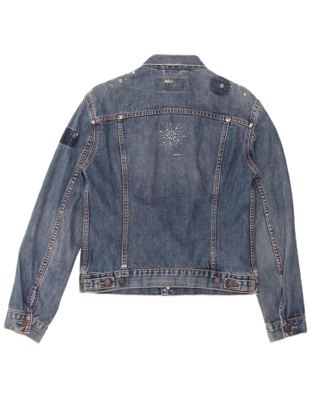 LEVI'S Chaqueta Vaquera Niña 11-12 Años Grande Azul Algodón