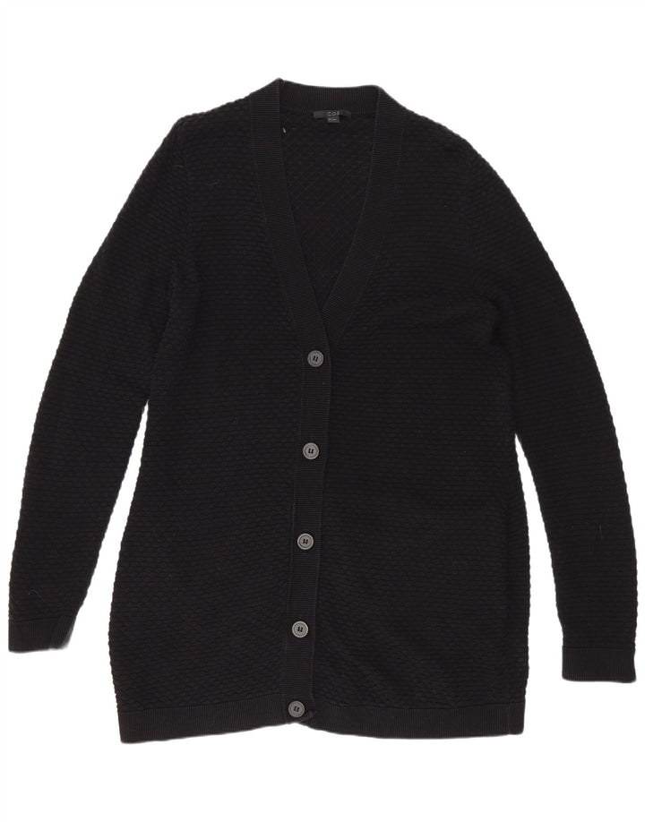 Cos Suéter tipo cárdigan largo para mujer UK 10 Small Black
