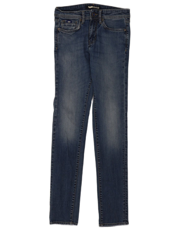 Vaqueros pitillo para mujer Gas W28 L32 Algodón azul