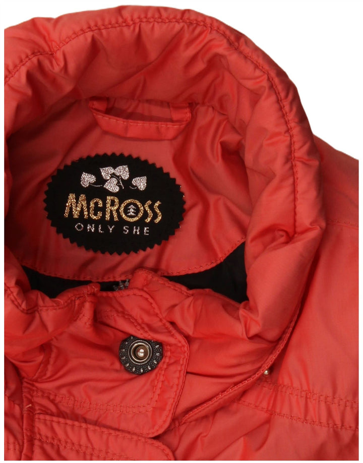 MC Ross Chaqueta acolchada para mujer ES 40 XL Rojo