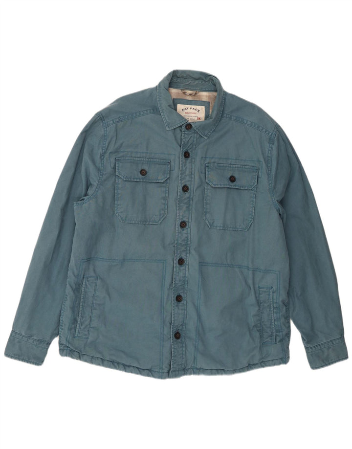 Camisa de leñador para hombre Fat Face 2XL Algodón azul