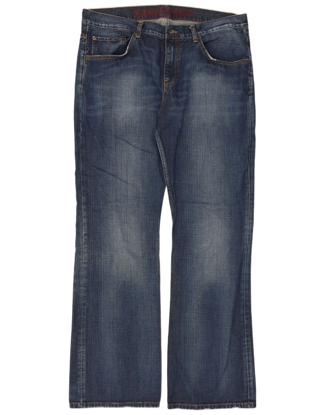 Tommy Hilfiger Vaqueros Manhattan Bootcut para hombre W38 L34 Algodón azul