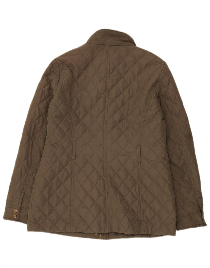 Marks & Spencer Chaqueta acolchada para mujer UK 8 Small Caqui Poliéster