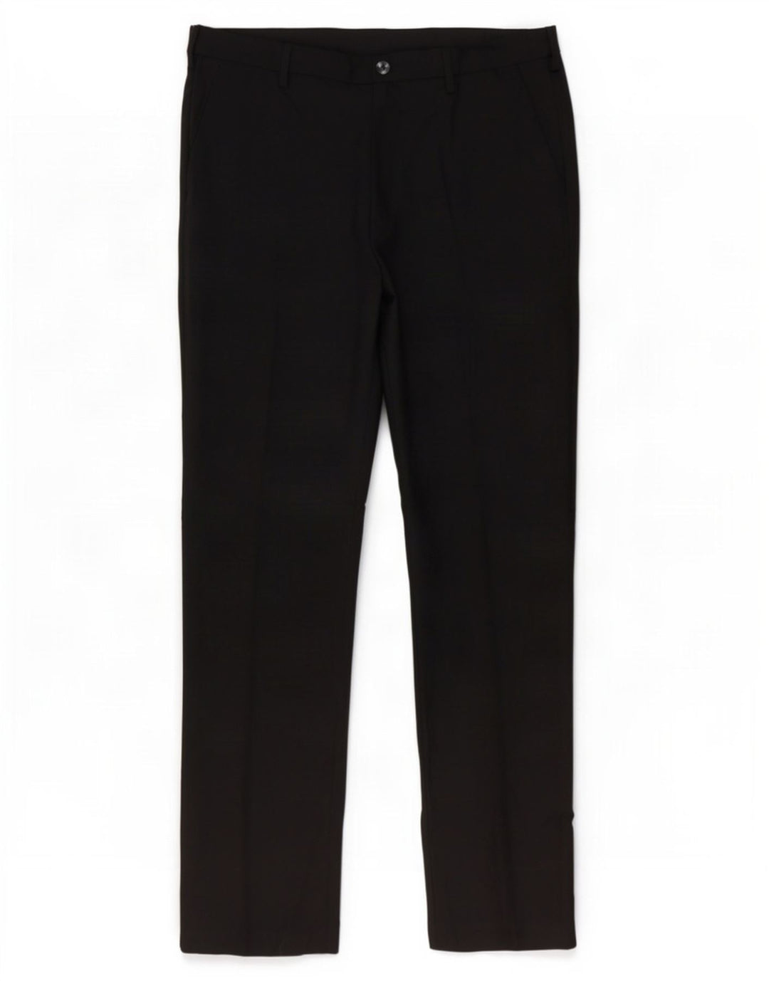 Marks & Spencer Pantalón chino de corte regular para hombre W34 L33 Poliéster negro