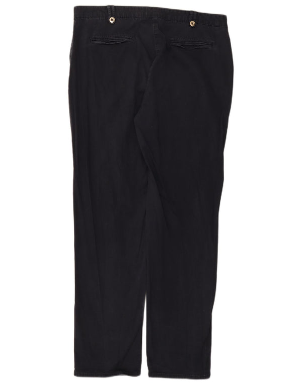 Marks & Spencer Pantalones Chinos para Mujer UK 40 Large W36 L30 Azul Marino