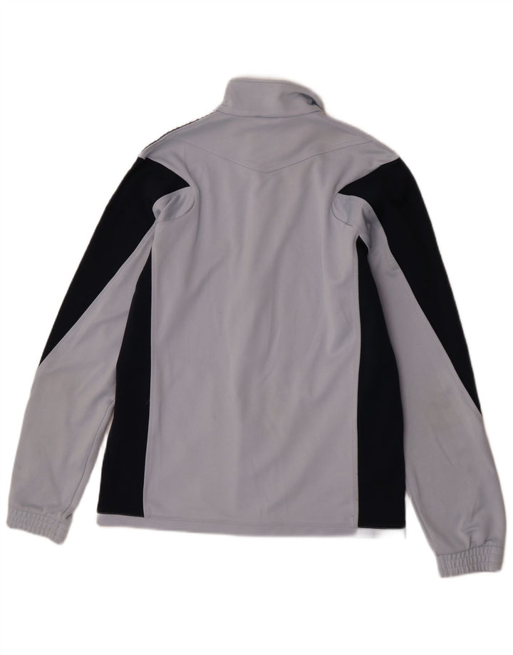 Adidas - Chaqueta de chándal para hombre, talla 40/42, color gris medio, poliéster