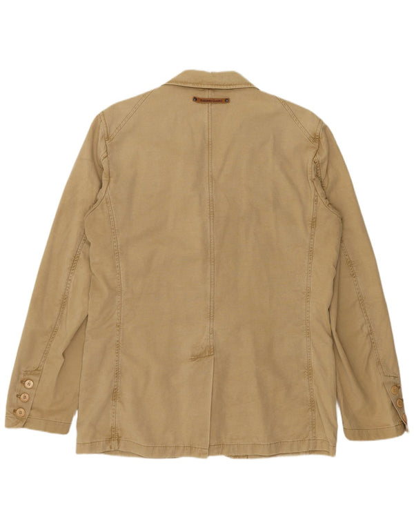Marlboro Classics Chaqueta tipo blazer de 3 botones para hombre EU 50 Large Beige