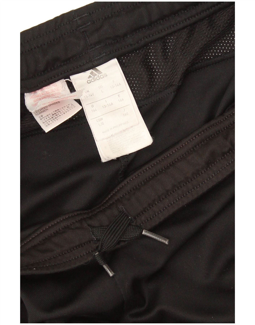 Adidas Pantalón Chándal Niño 13-14 Años Negro Poliéster