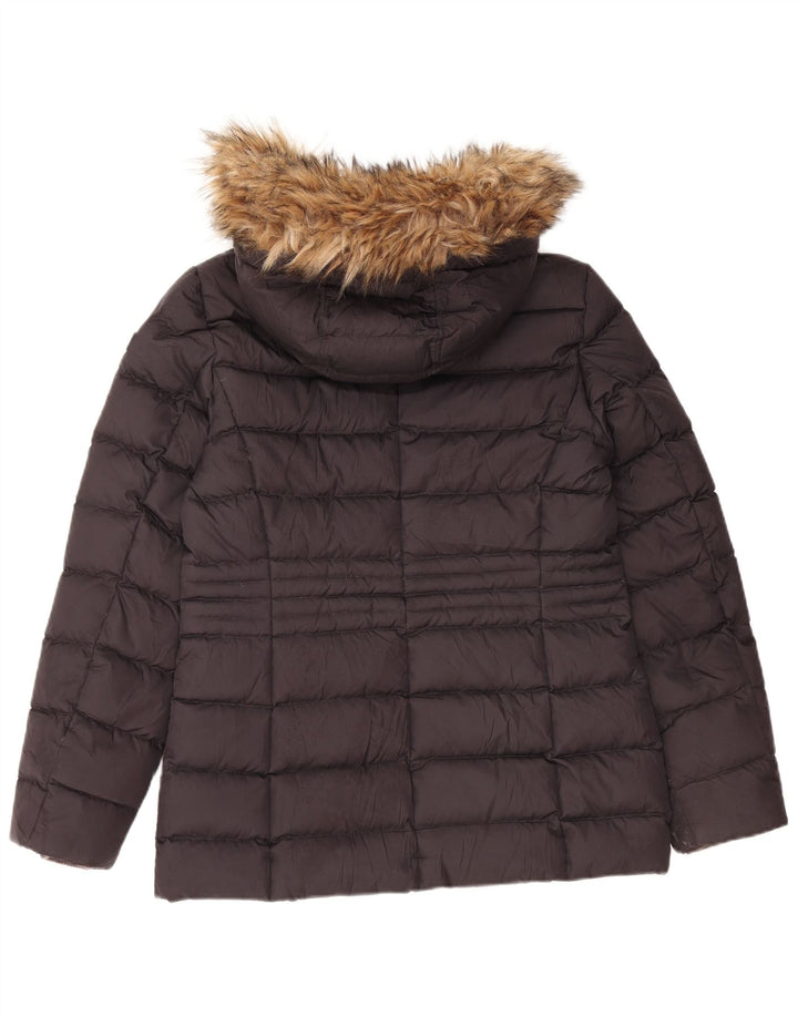 ESPRIT Chaqueta acolchada con capucha para mujer UK 10 Small Black