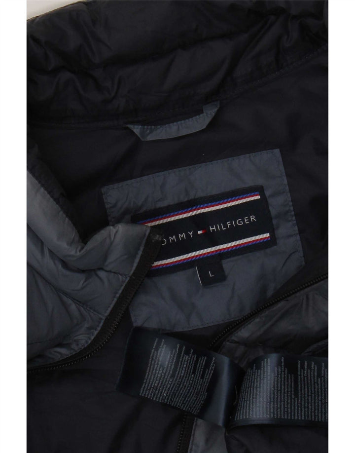 Tommy Hilfiger Chaqueta acolchada para hombre UK 40 Large Poliamida azul marino