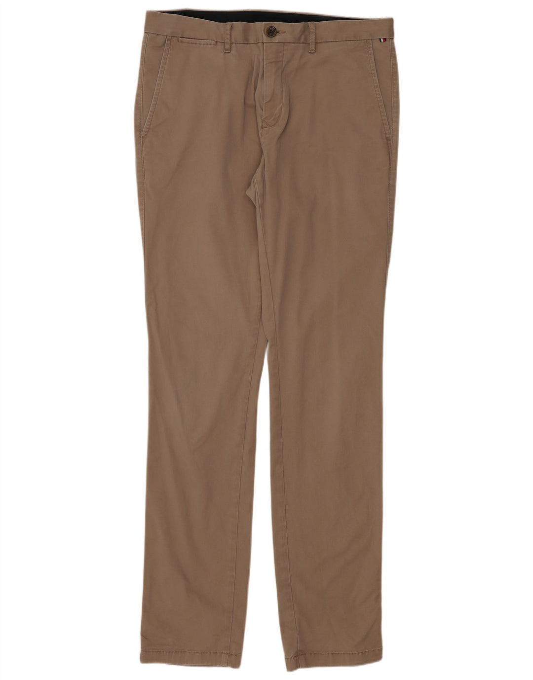 TOMMY HILFIGER Pantalón chino ajustado para hombre W34 L33 Algodón beige