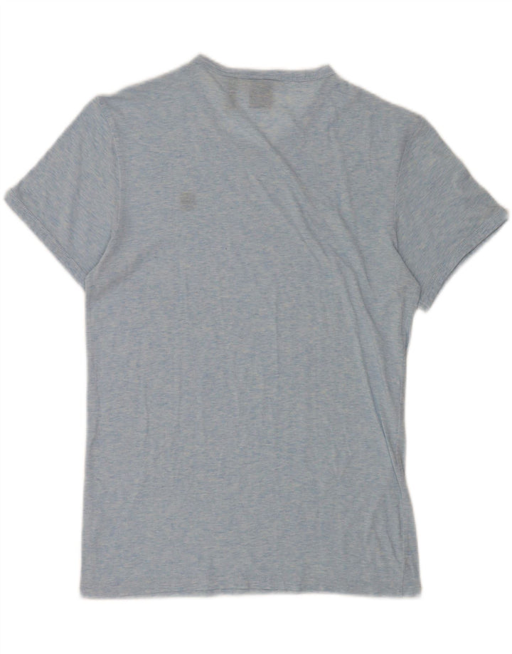 G-Star Hombre Camiseta Top Small Blue Moteado De Algodón