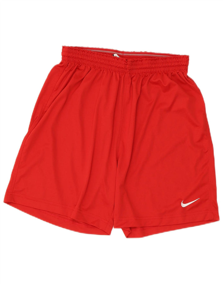 Nike - Pantalones cortos deportivos para hombre, talla grande, poliéster rojo