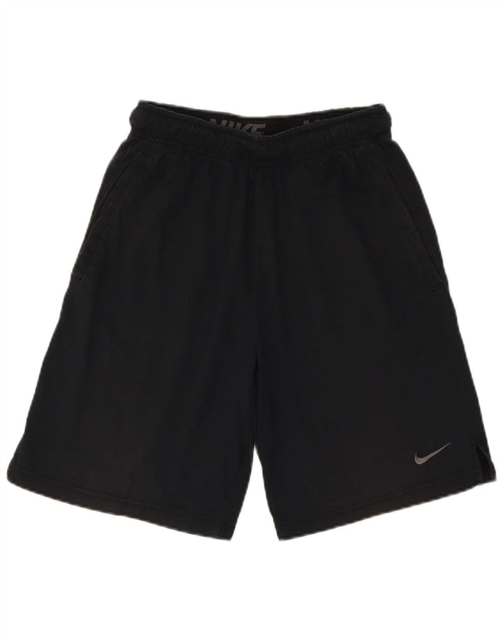 Nike Dri Fit - Pantalones cortos deportivos para hombre (algodón), color negro