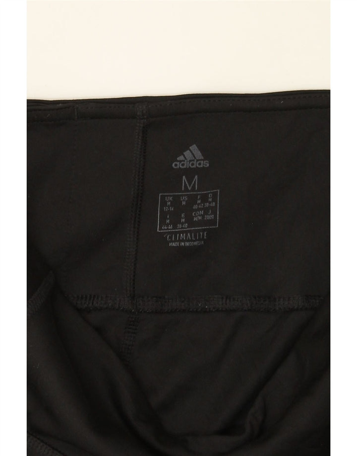 ADIDAS Womens Climalite Leggings UK 12/14 Medium  Black Polyester Vintage Adidas and Second-Hand Adidas from Messina Hembry 