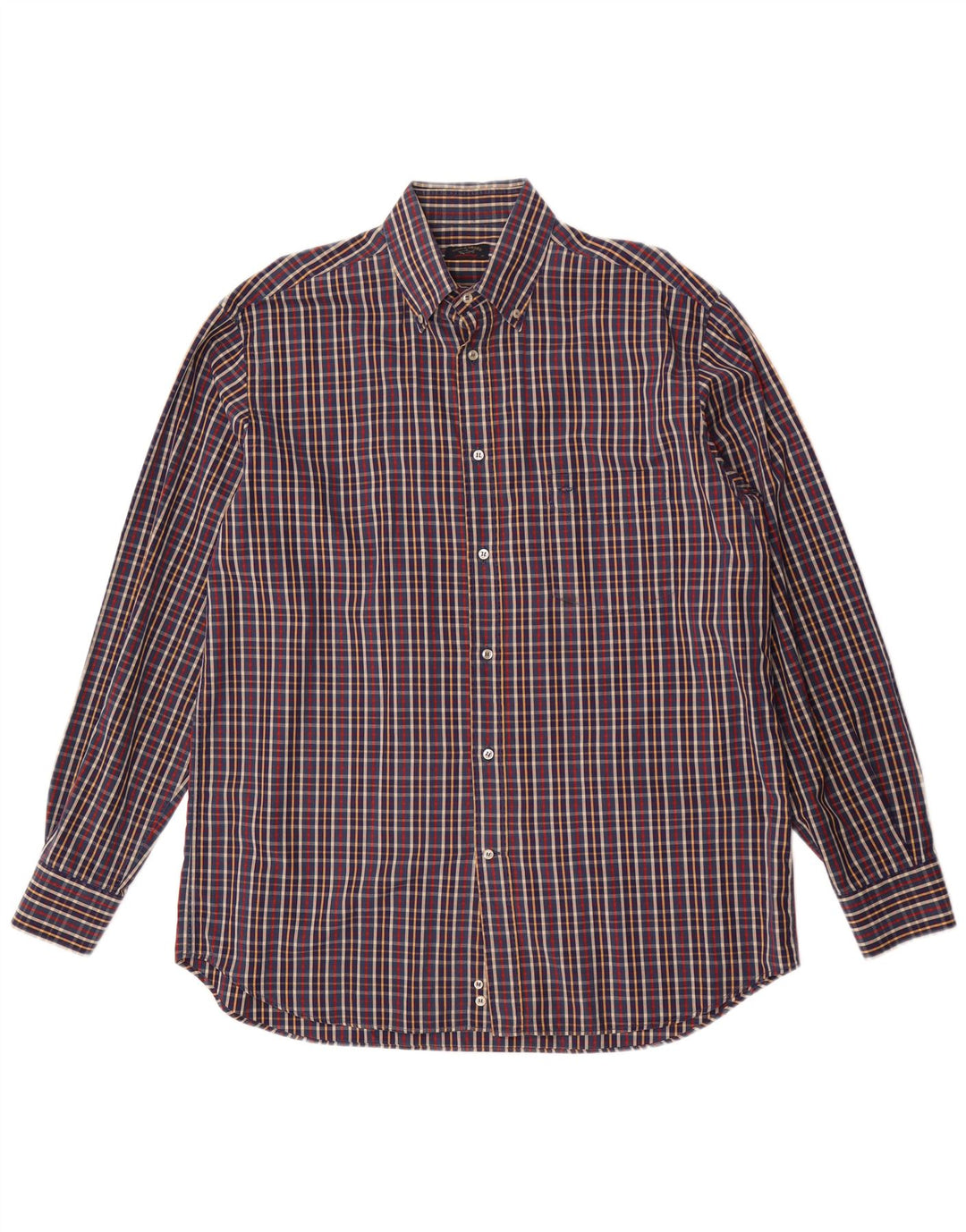 Paul & Shark Camisa para hombre Talla 42 Grande Cuadros multicolores