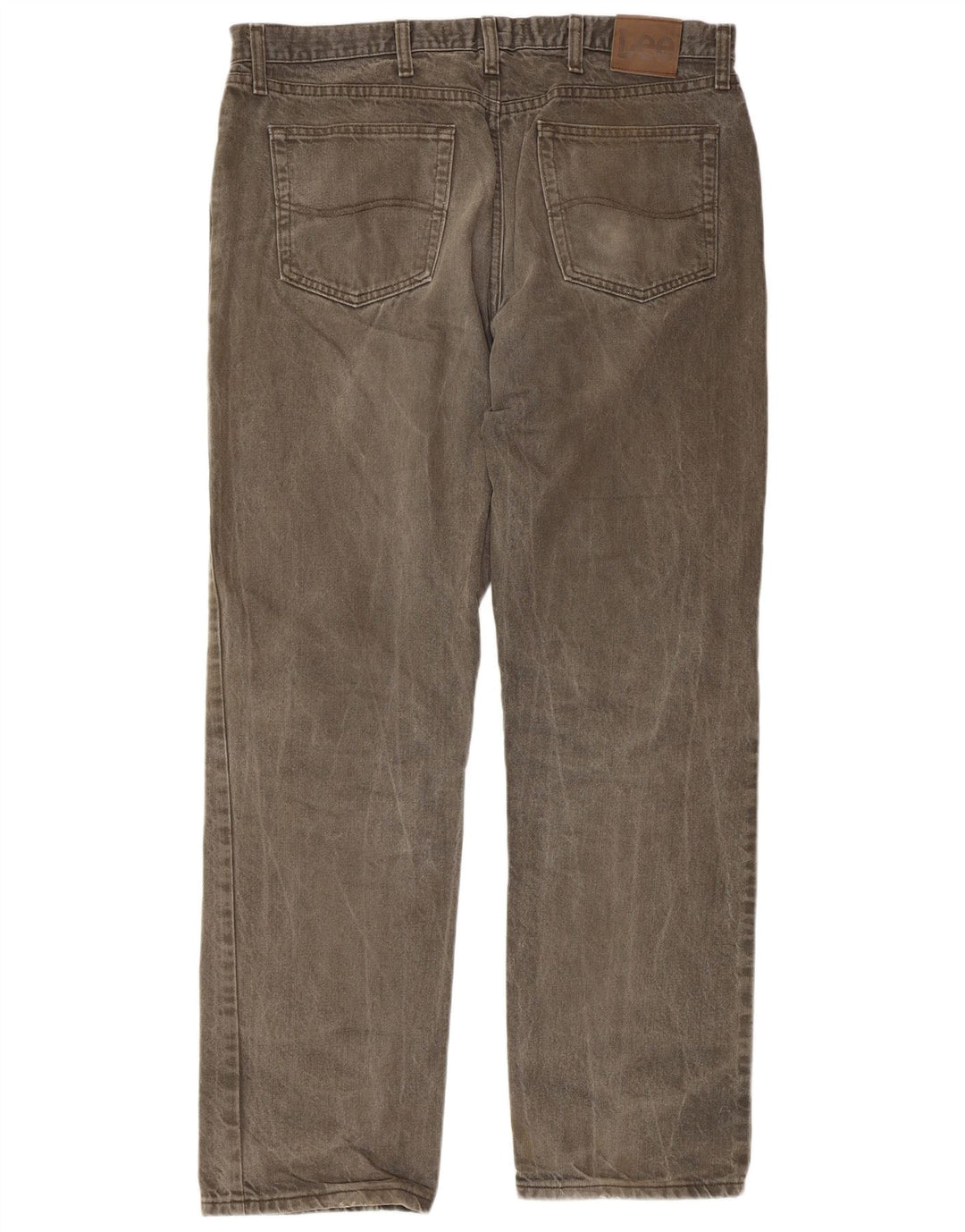 Lee Jeans Rectos De Corte Regular Para Hombre W38 L32 Gris