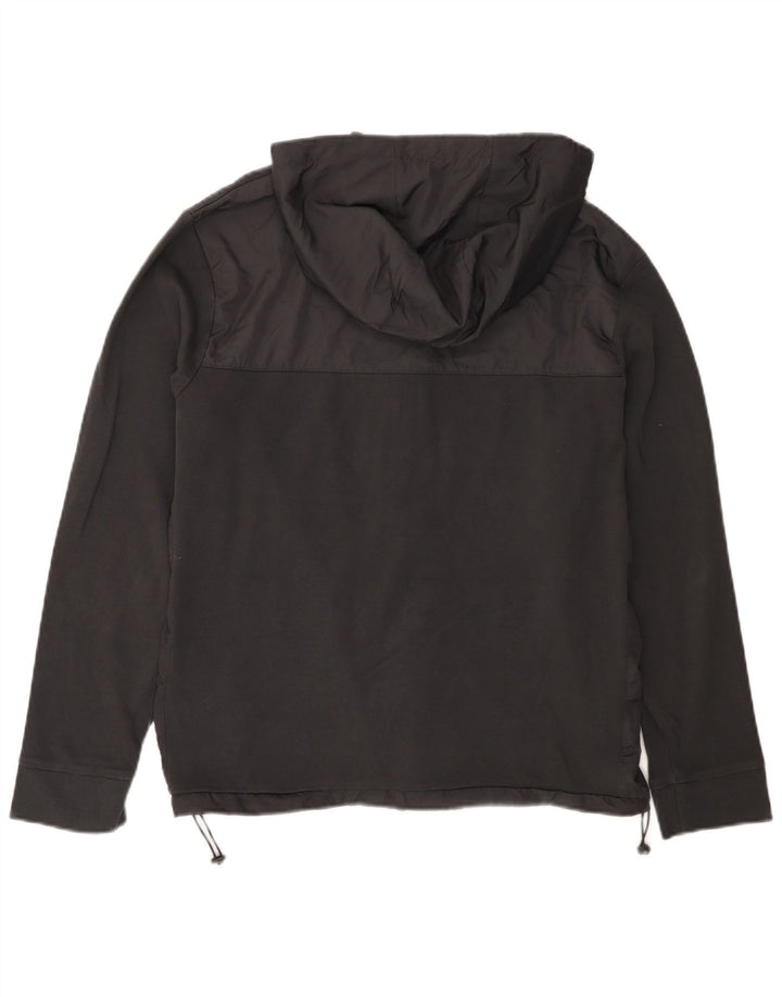 Zara Hombre Sudadera Con Capucha Y Cremallera Gris Medio