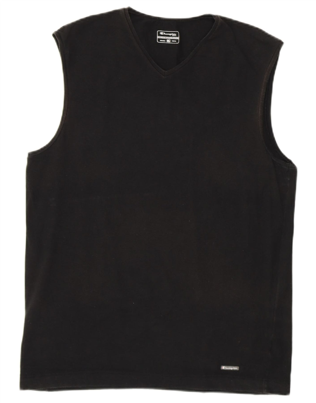 CHAMPION Camiseta sin mangas para mujer UK 20 2XL Negro