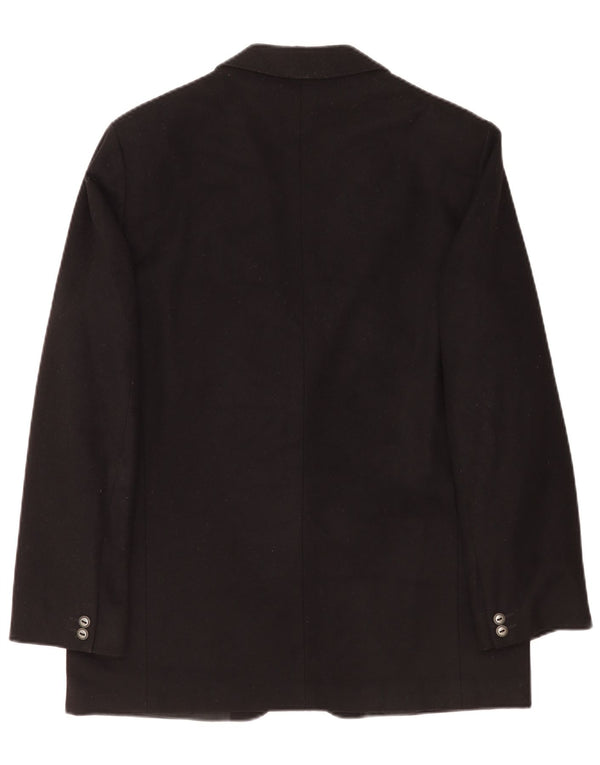 Yves Saint Laurent Chaqueta blazer de 2 botones para hombre IT 52 XL Lana virgen negra