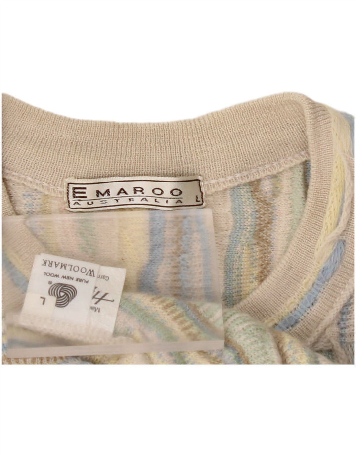 EMAROO AUSTRALIA Suéter cárdigan para mujer Reino Unido 14 Grande Multicolor