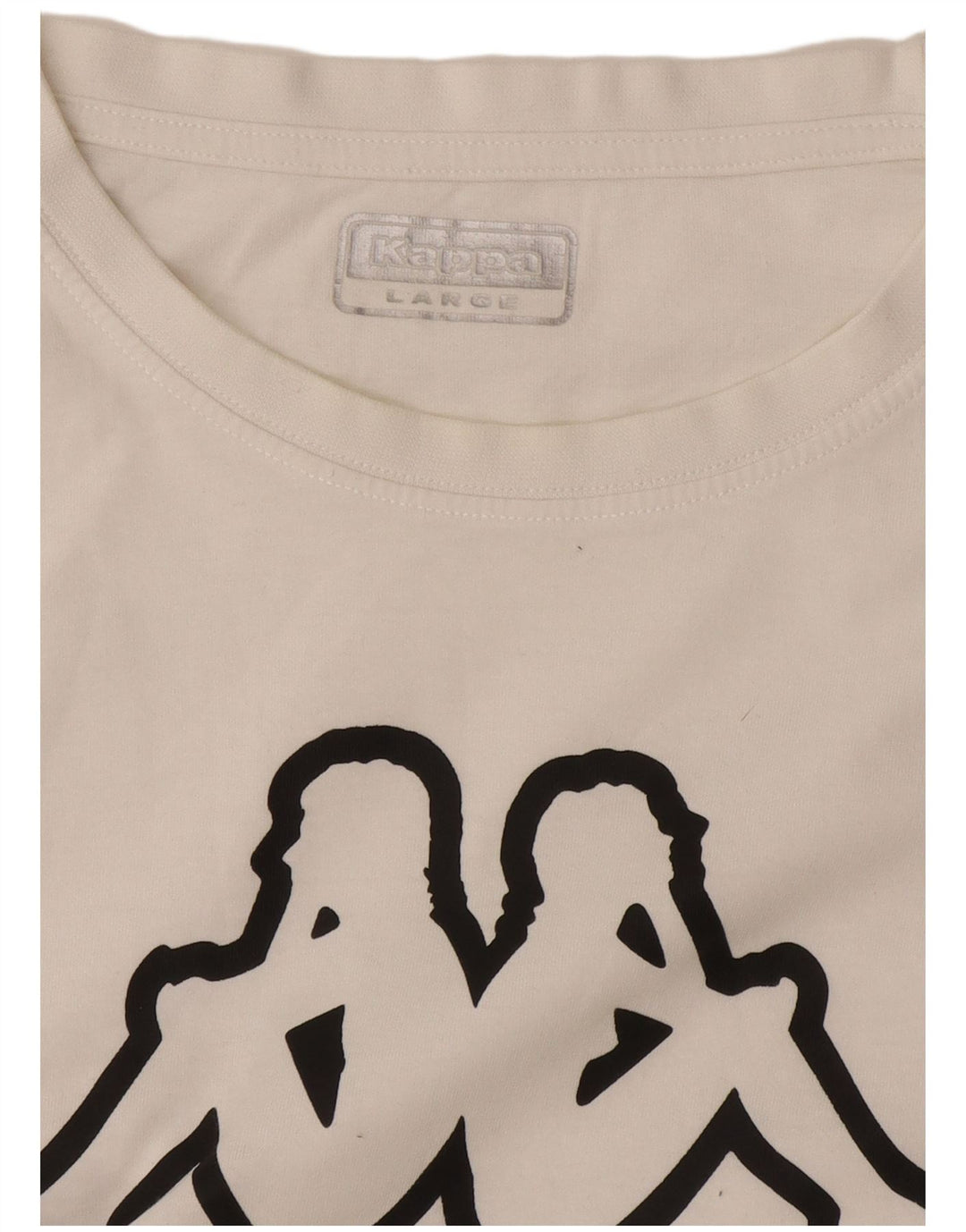 Kappa - Camiseta gráfica para hombre, talla grande, color blanco