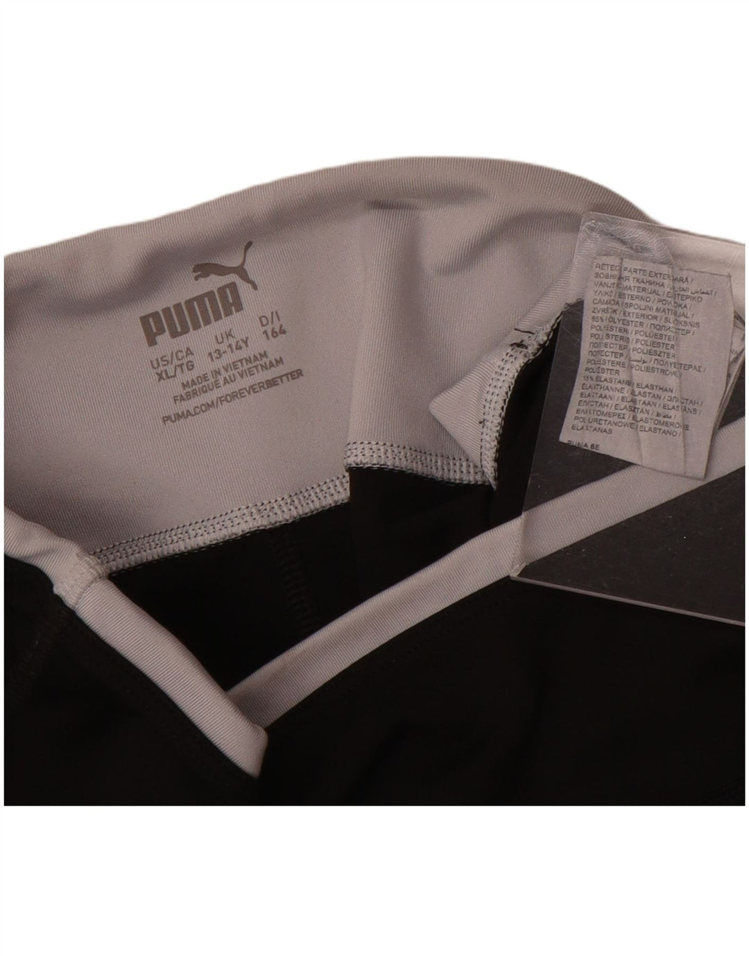 Puma Leggings Gráficos Niña 13-14 Años Negro Poliéster