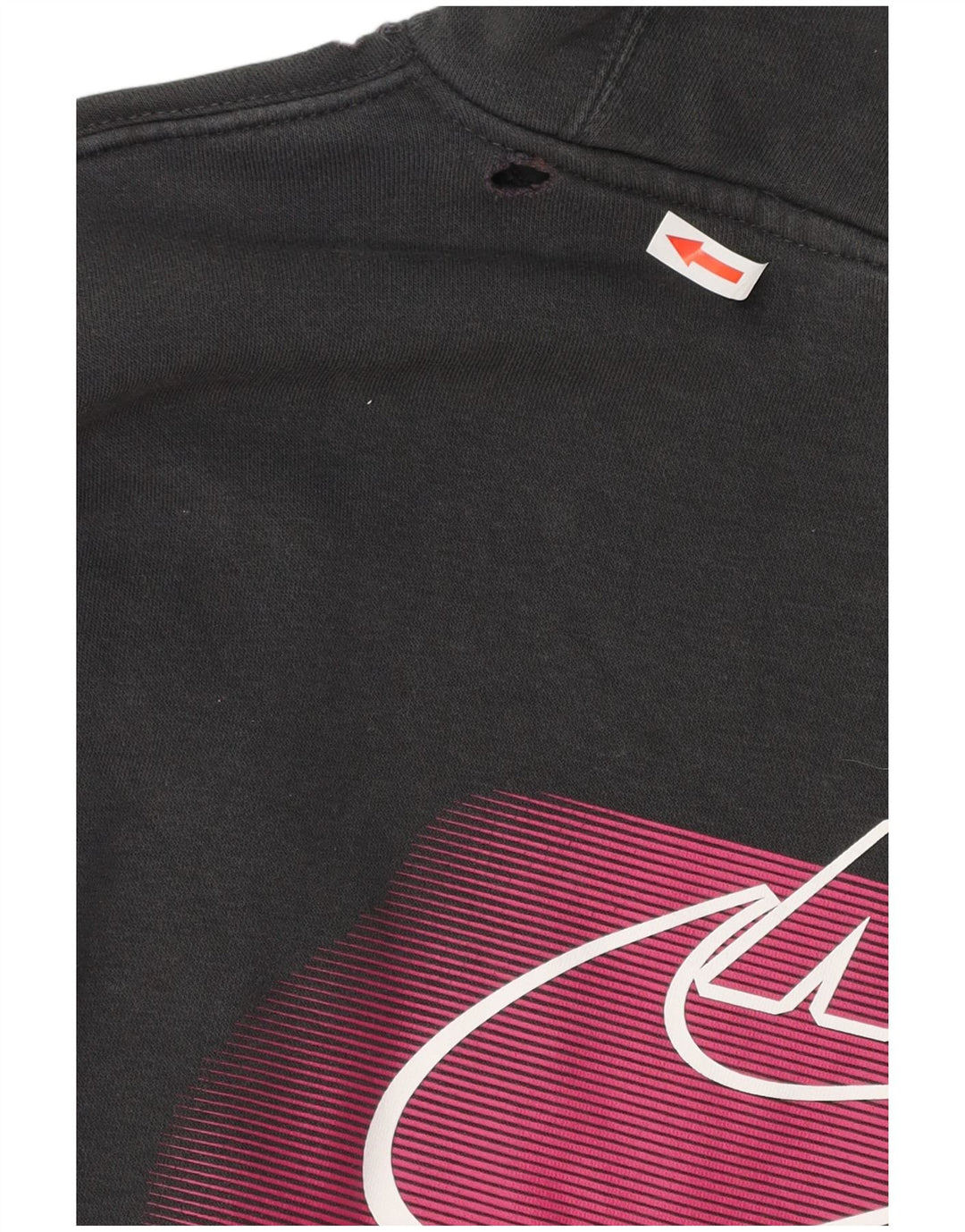 Nike Jersey con capucha gráfica para hombre, talla pequeña, algodón gris