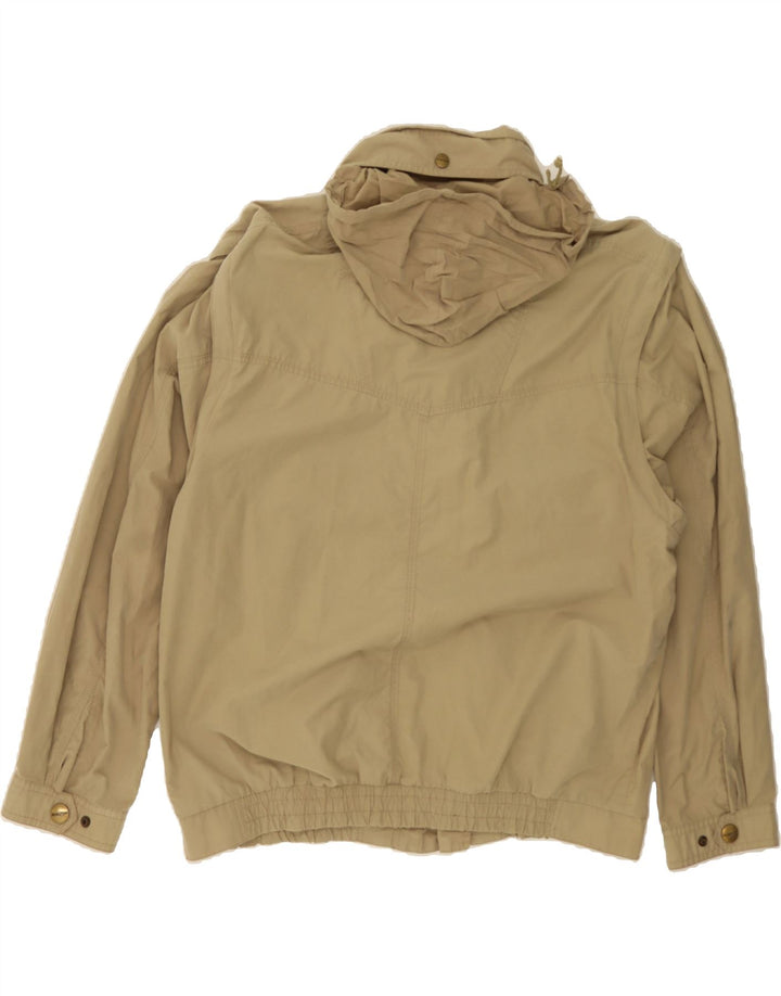 CAMEL ACTIVE Mens Hooded Bomber Jacket UK 42 XL Beige Vintage Camel Active and Second-Hand Camel Active from Messina Hembry 