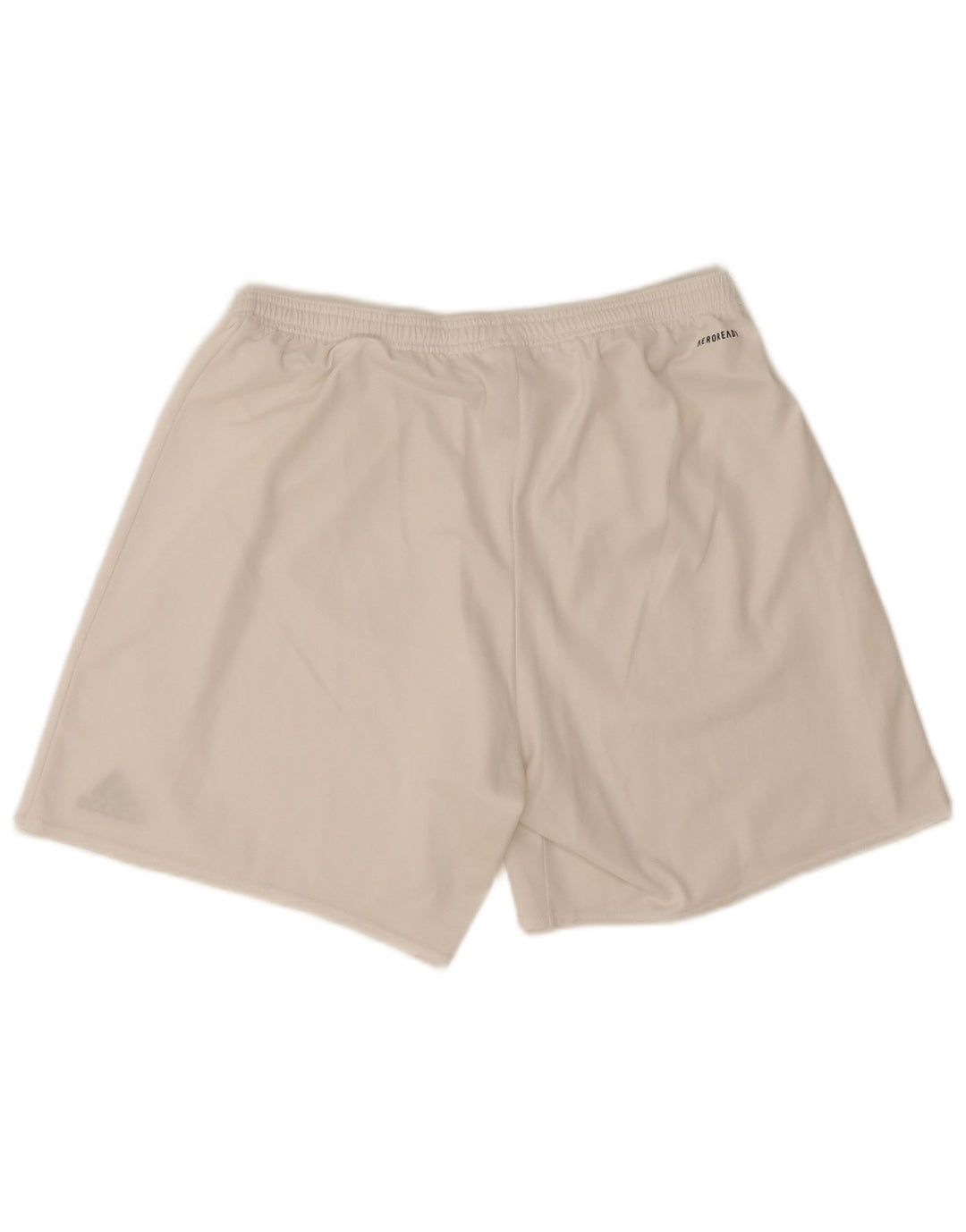 Adidas - Pantalones cortos deportivos Aeroready para hombre, poliéster blanco grande