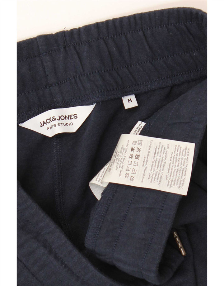 Jack & Jones Hombre Shorts Deportivos Gráficos Algodón Azul Marino Medio