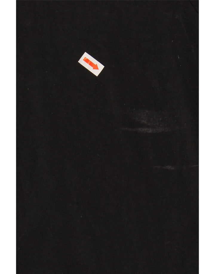 ADIDAS Camiseta de manga larga para mujer UK 16/18 Grande Algodón negro