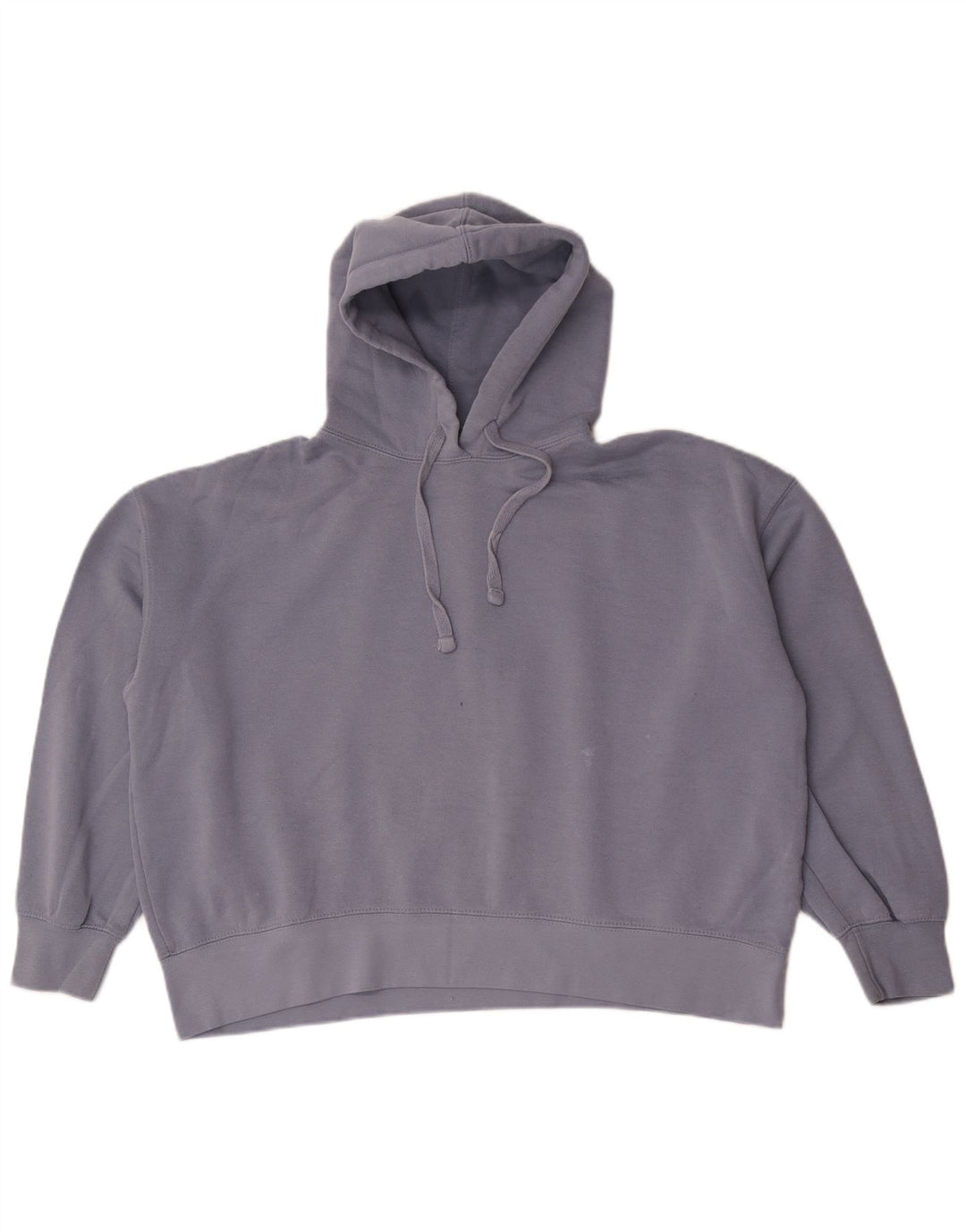 Zara Mujer Sudadera con Capucha Extragrande UK 10 Small Poliéster Azul
