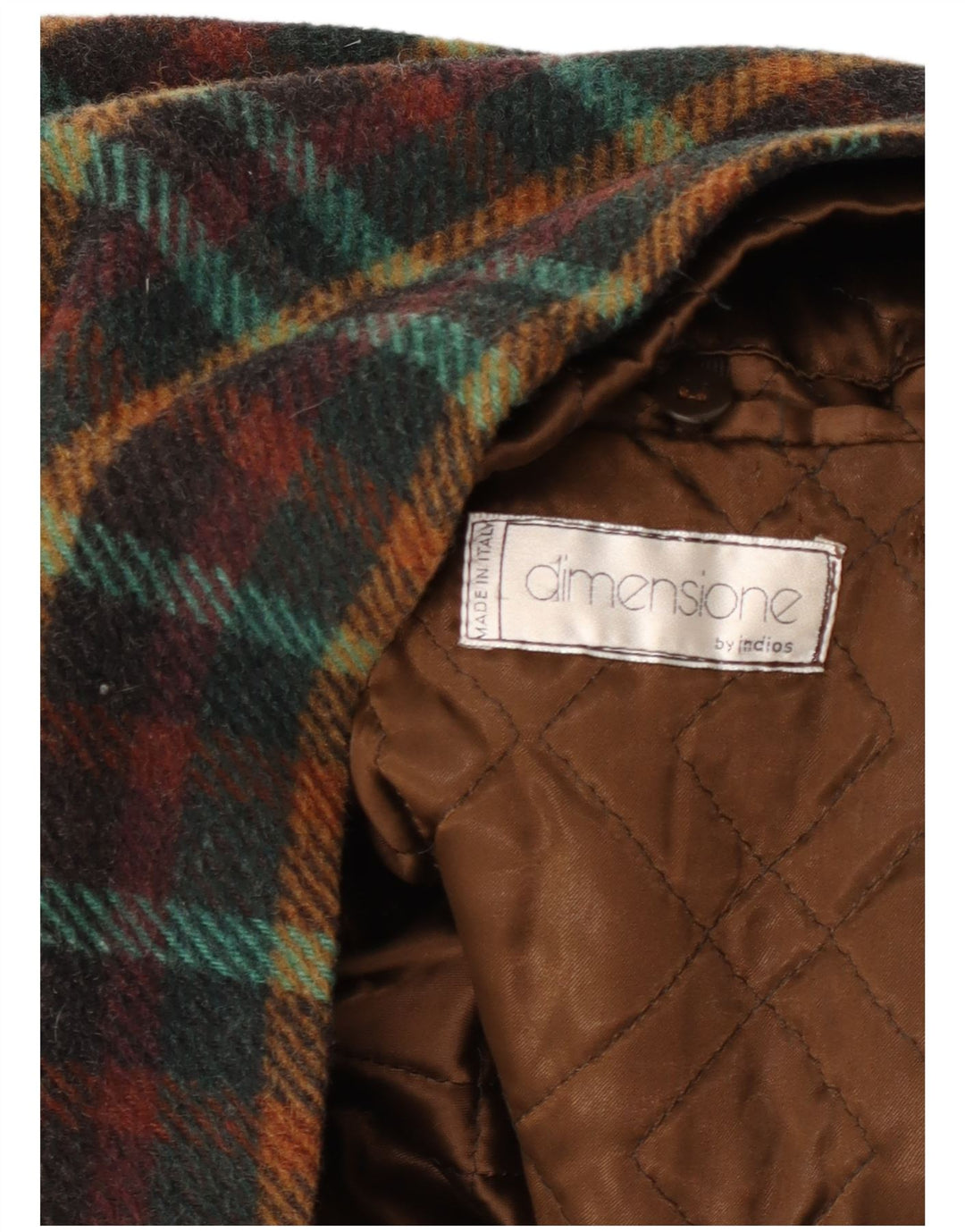 INDIOS Abrigo para hombre UK 40 Large Multicolor Check