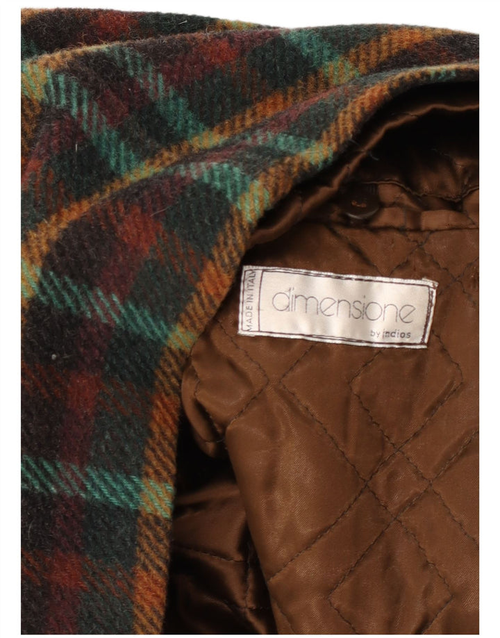 INDIOS Abrigo para hombre UK 40 Large Multicolor Check