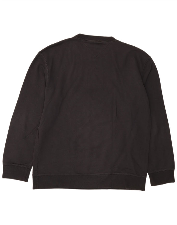 Tommy Hilfiger Sudadera para Hombre Jumper XL Negro Algodón