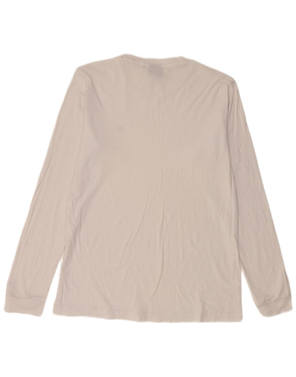 Champion Hombre Camiseta Manga Larga XL Blanco