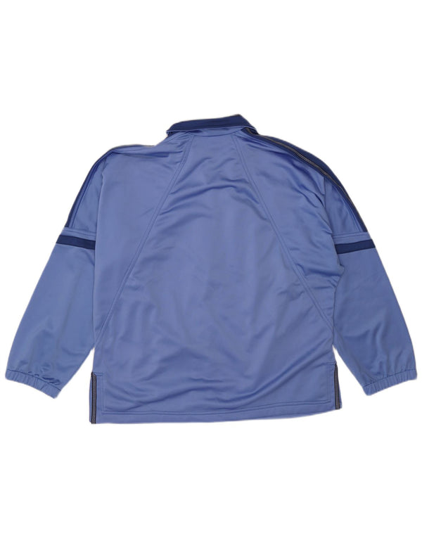 Diadora Chaqueta de chándal extragrande para mujer, talla 40, color azul medio