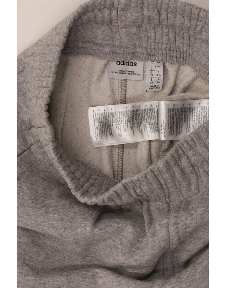 ADIDAS Pantalones de chándal para mujer Joggers UK 4 XS Algodón moteado gris