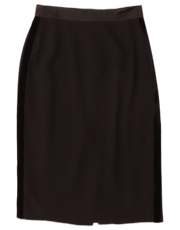 Falda lápiz para mujer Laurel EU 36 Small W26 Lana nueva negra