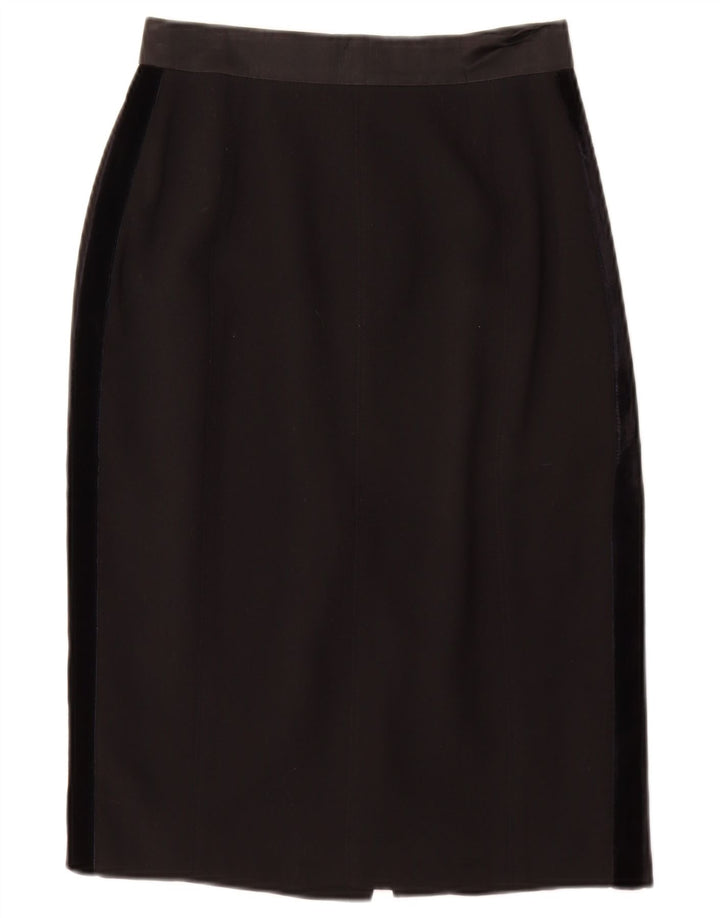 Falda lápiz para mujer Laurel EU 36 Small W26 Lana nueva negra