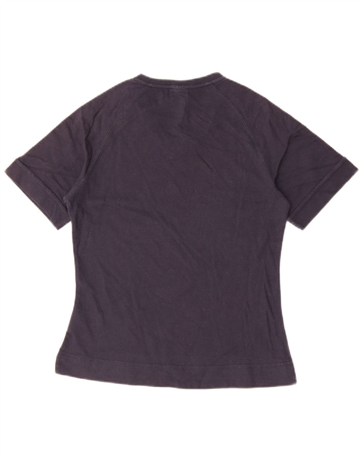 Adidas Camiseta Mujer Top UK 12 Medium Azul Marino Algodón