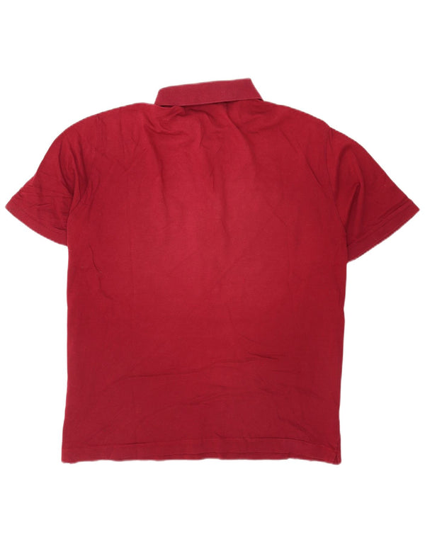 Sergio Tacchini Polo para hombre IT 58 2XL Borgoña