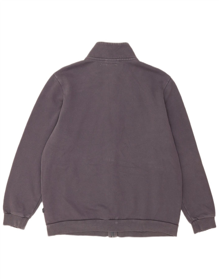 Puma Mens Chándal Top Chaqueta Grande Gris Algodón
