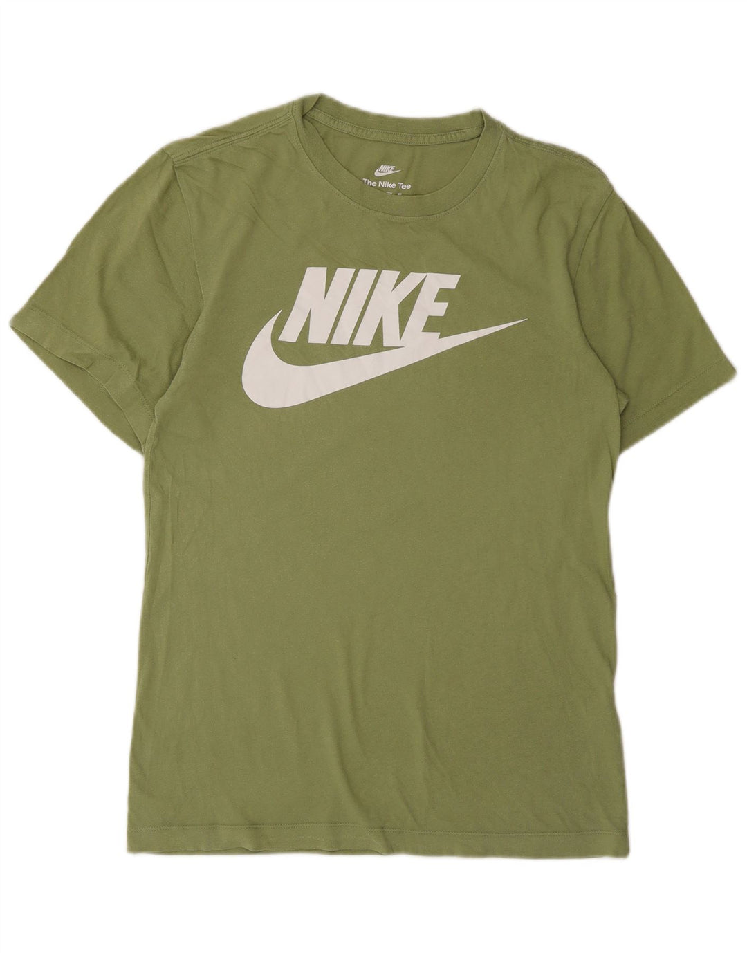 NIKE Camiseta gráfica para hombre Top XS Algodón verde