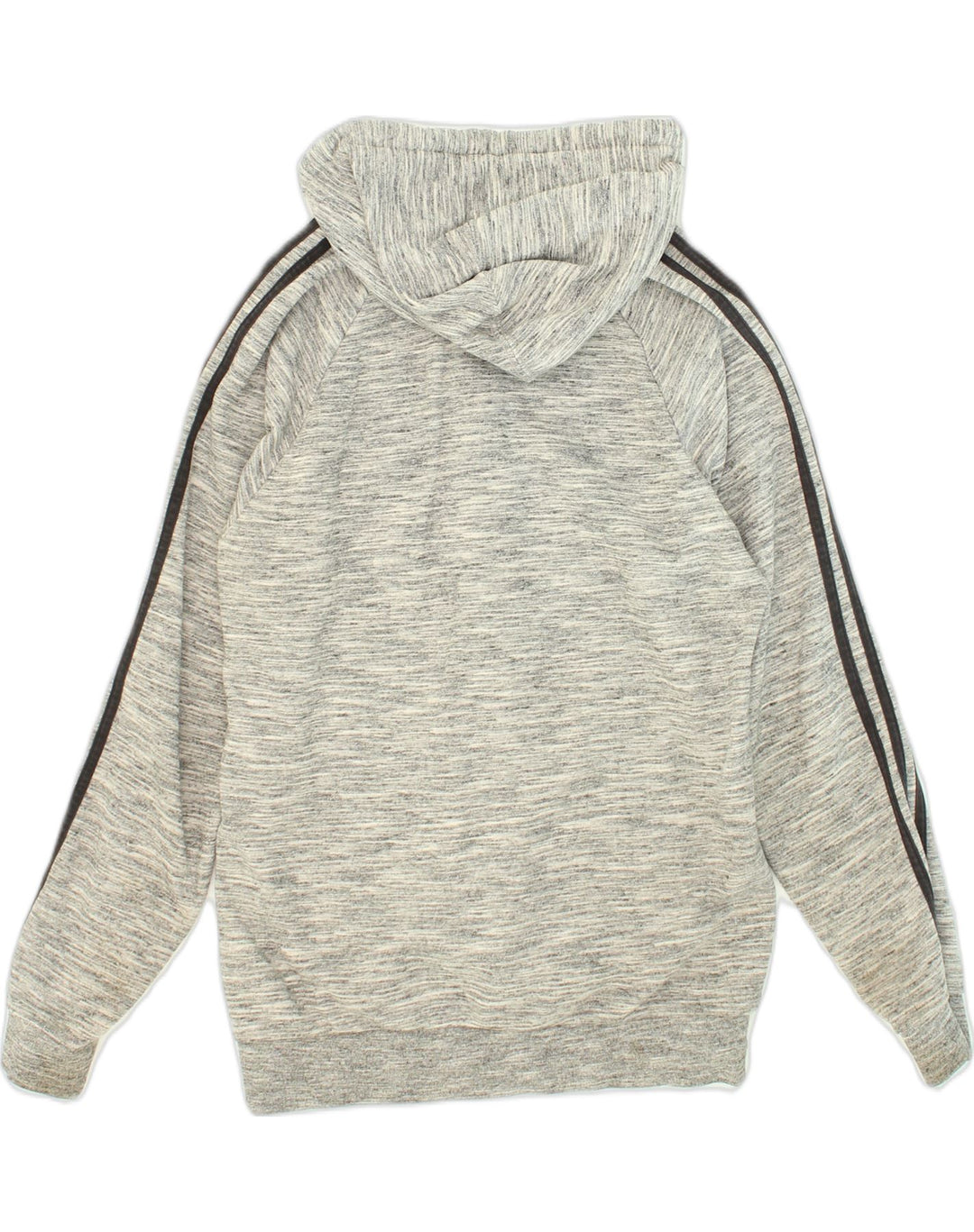 ADIDAS Sudadera con capucha y cremallera para hombre Algodón gris medio