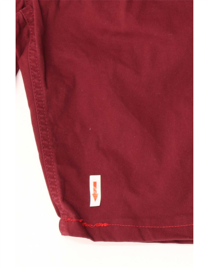 Lee Pantalones Cortos Casuales para Hombre W38 XL Algodón Granate