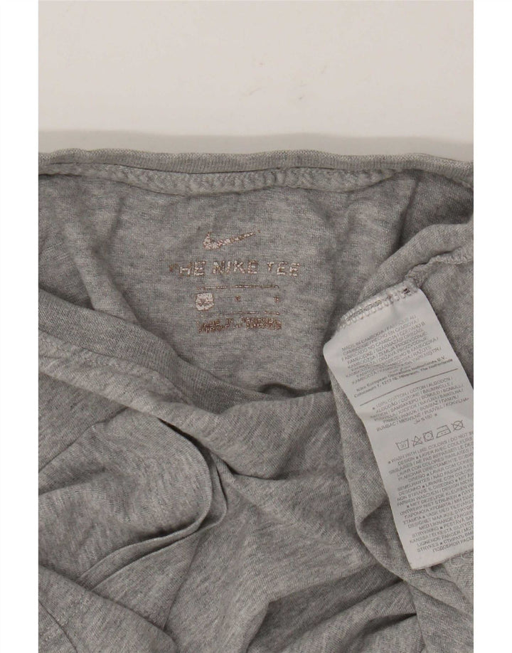 Camiseta Nike para hombre Top grande de algodón moteado gris