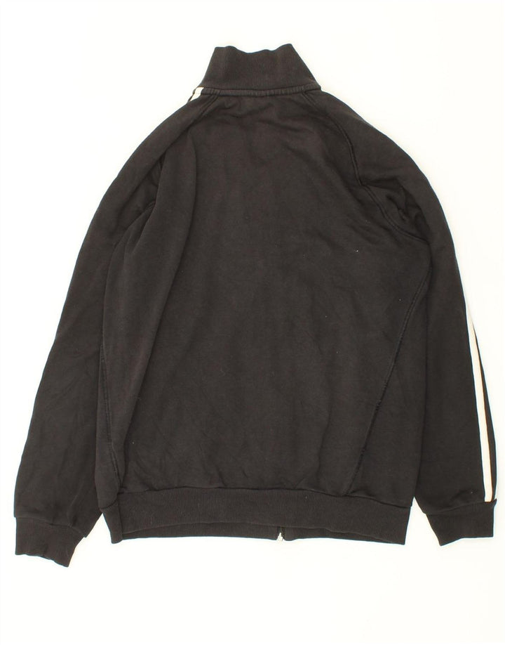 ADIDAS Boys Tracksuit Top Jacket 13-14 Years Black Cotton Vintage Adidas and Second-Hand Adidas from Messina Hembry 